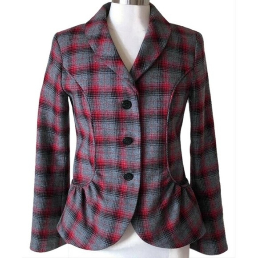 Pendleton Glen Plaid Blazer Size 12